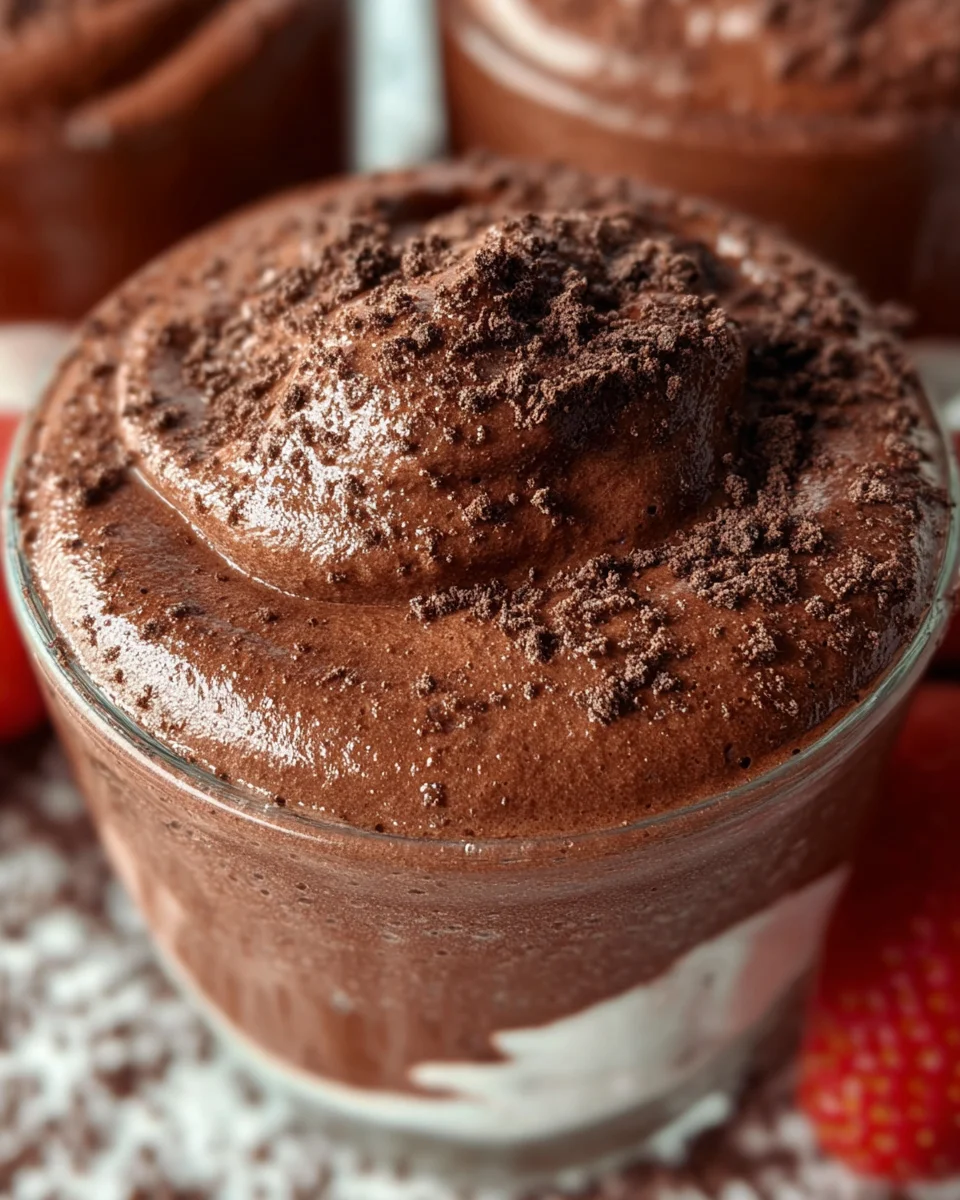 Vegan Chocolate Mousse with Aquafaba Vegan