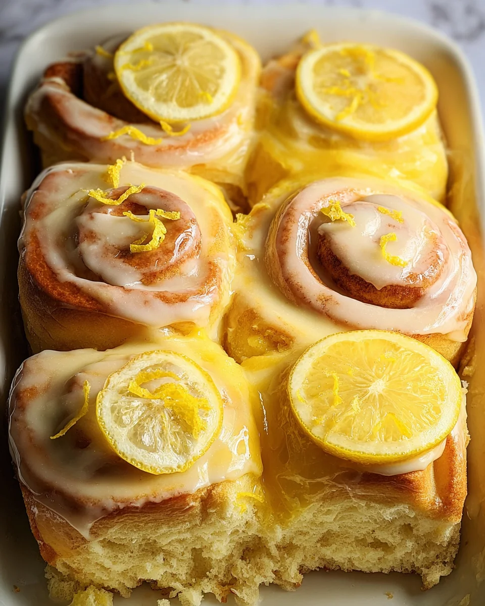 Vegan Lemon Sweet Rolls Vegan
