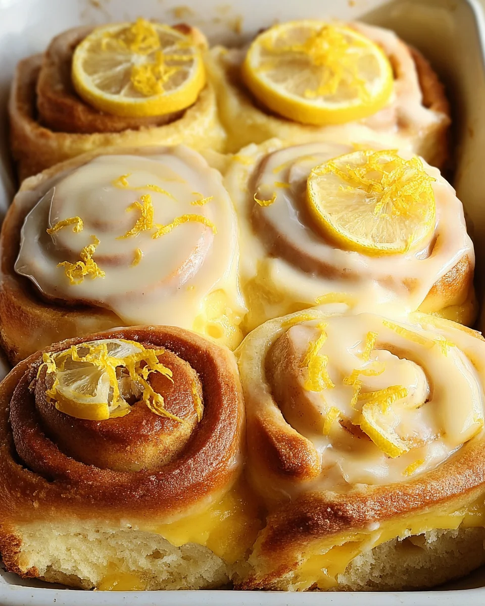 Vegan Lemon Sweet Rolls Vegan