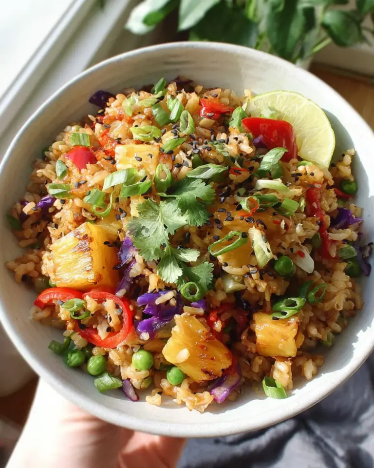 Vegan Pineapple Fried Rice