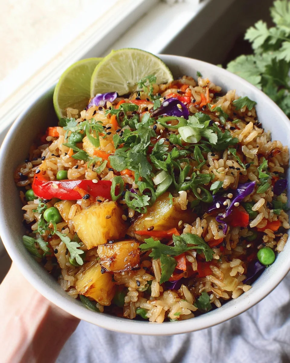 Vegan Pineapple Fried Rice Vegan