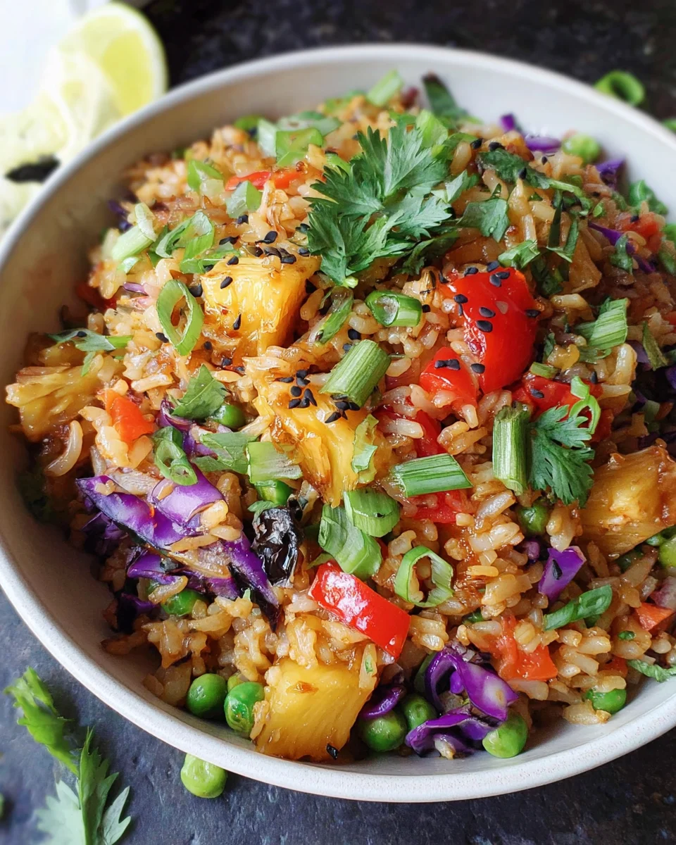 Vegan Pineapple Fried Rice Vegan
