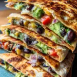 Vegan Quesadillas with Black Beans and Avocado Vegan Quesadillas with Black Beans and Avocado