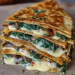 Vegan Spinach Quesadillas Vegan Spinach Quesadillas