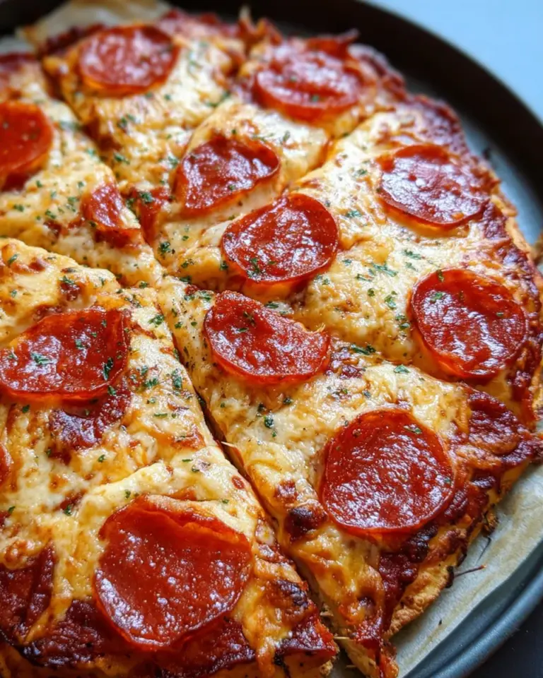 Viral Cottage Cheese Flatbread Pizza