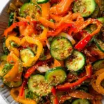 Viral Cucumber Pepper Salad Viral Cucumber Pepper Salad