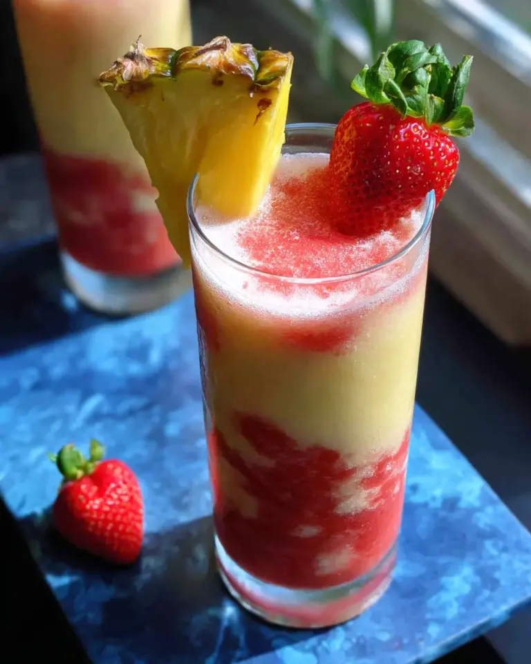 Virgin Strawberry Pina Colada