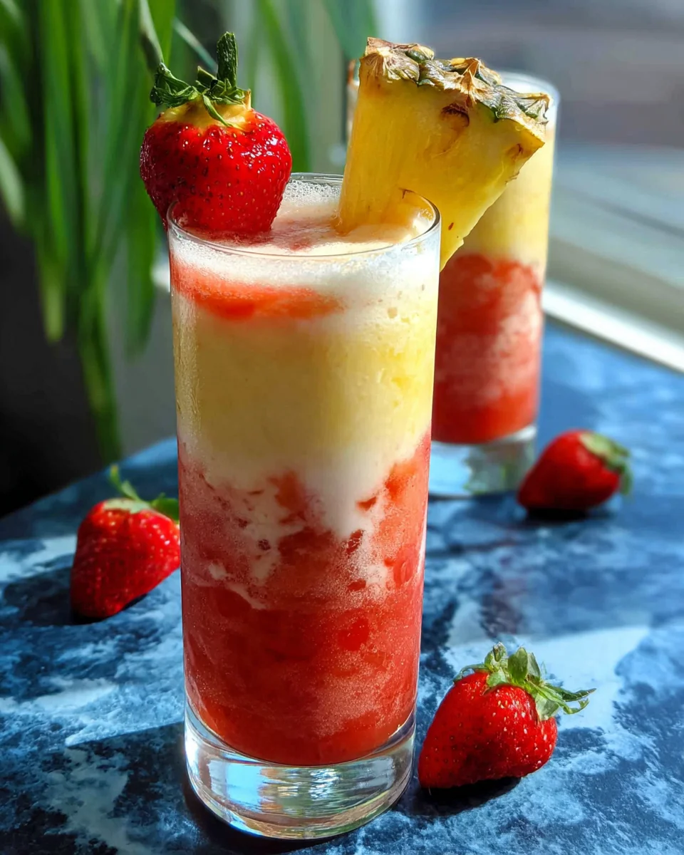 Virgin Strawberry Pina Colada 17 Virgin