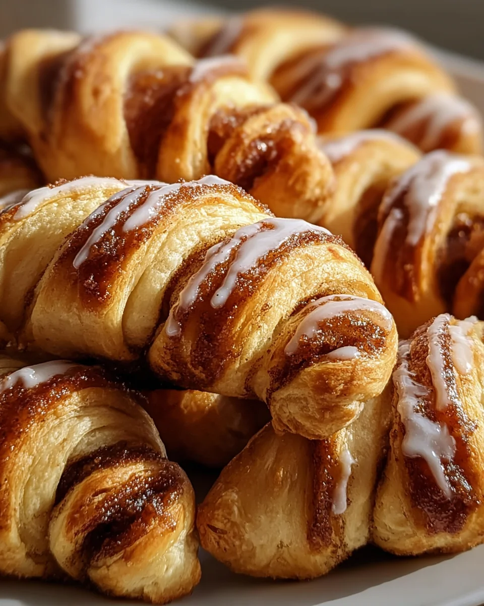 Warm Cinnamon Crescent Twists Warm