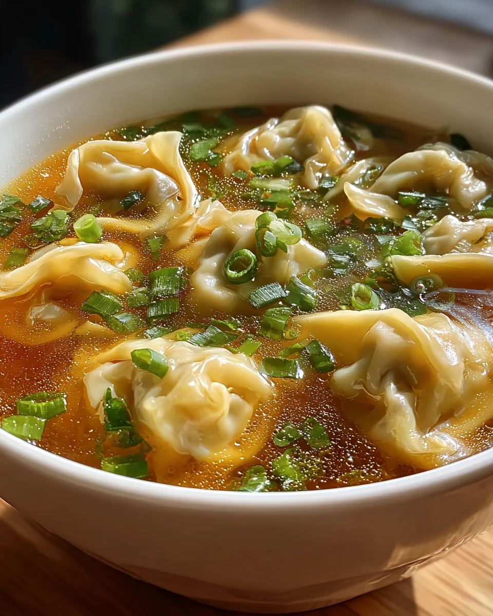 Wonton Soup Recipe Wonton