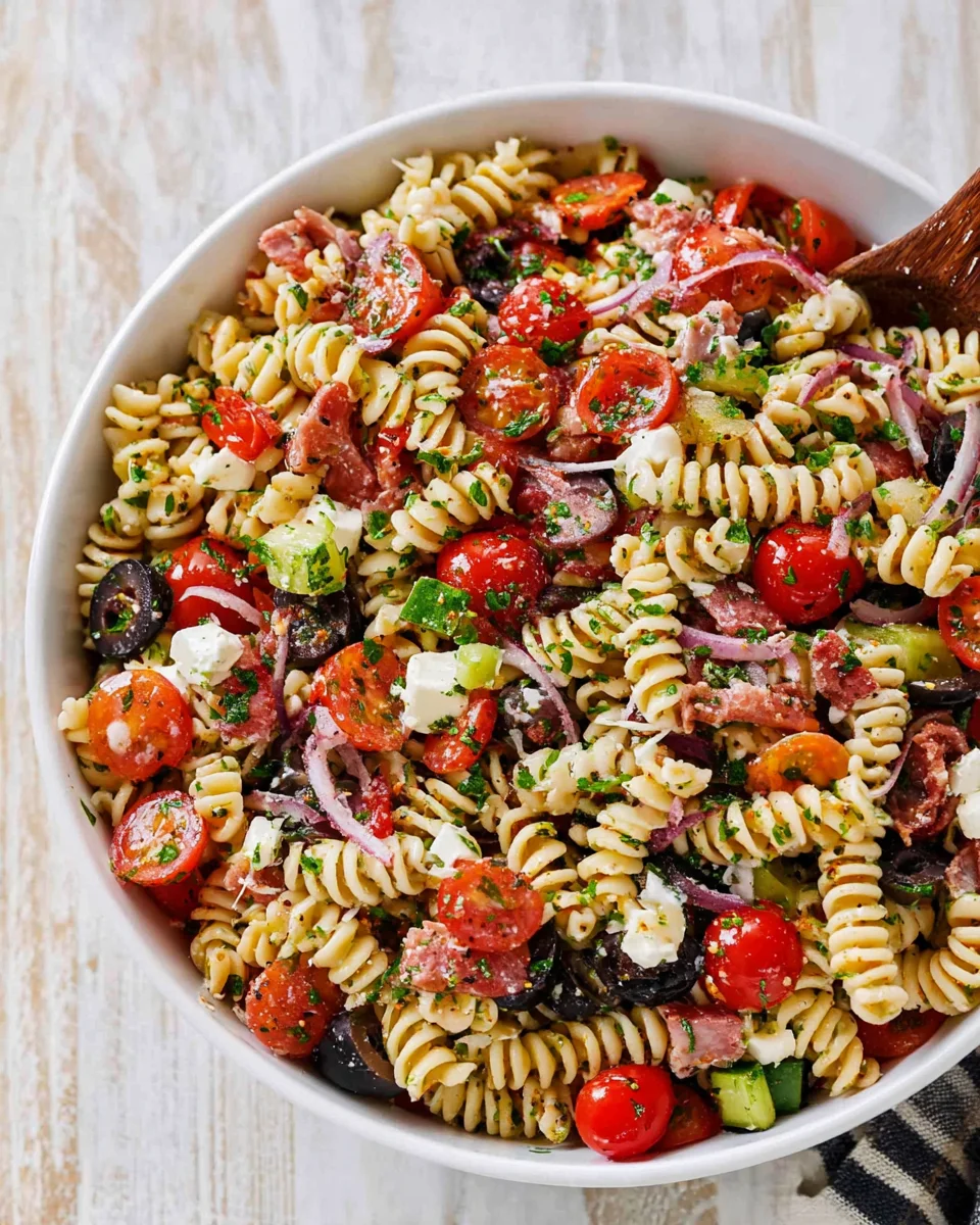 Zesty Italian Pasta Salad Zesty