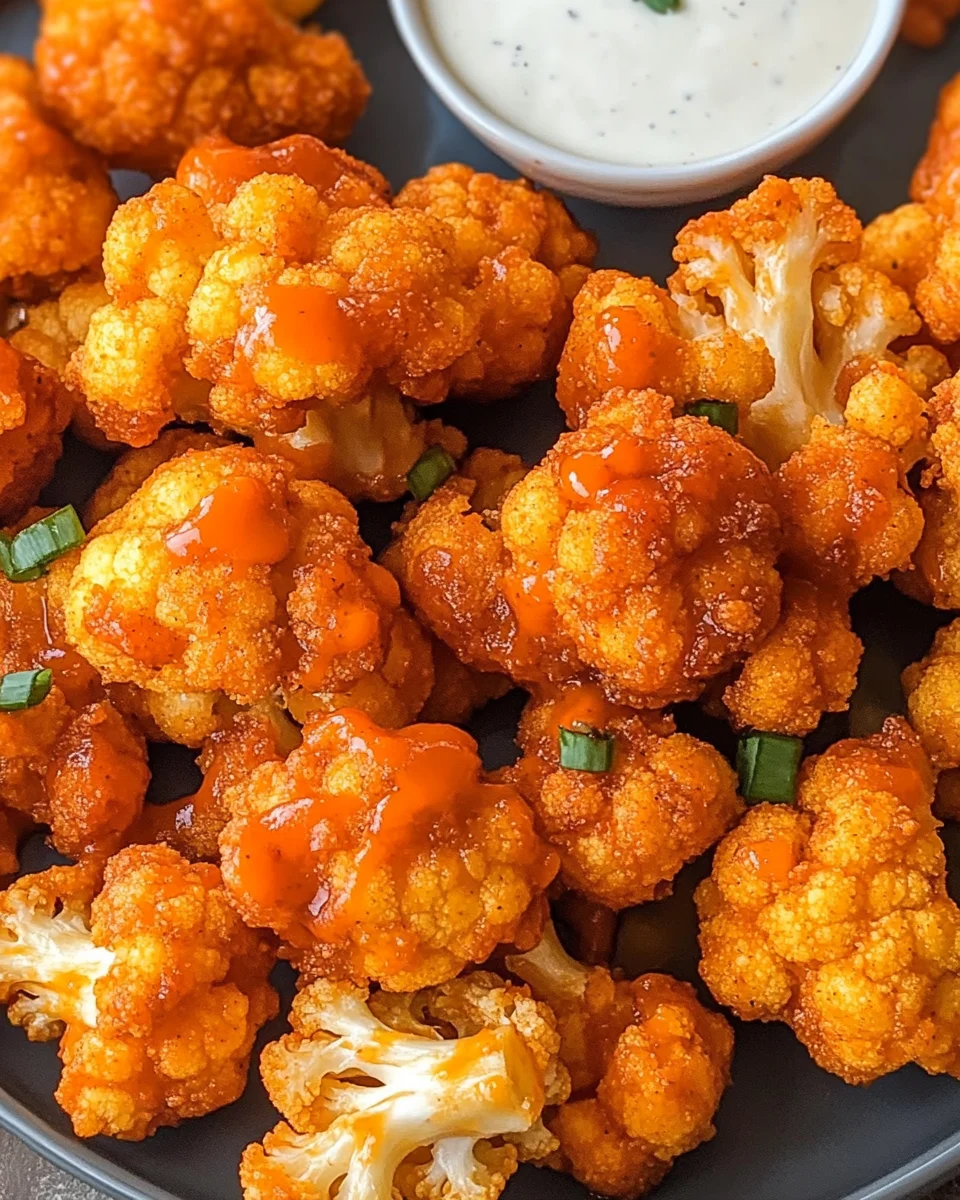 Air Fryer Buffalo Cauliflower Recipe