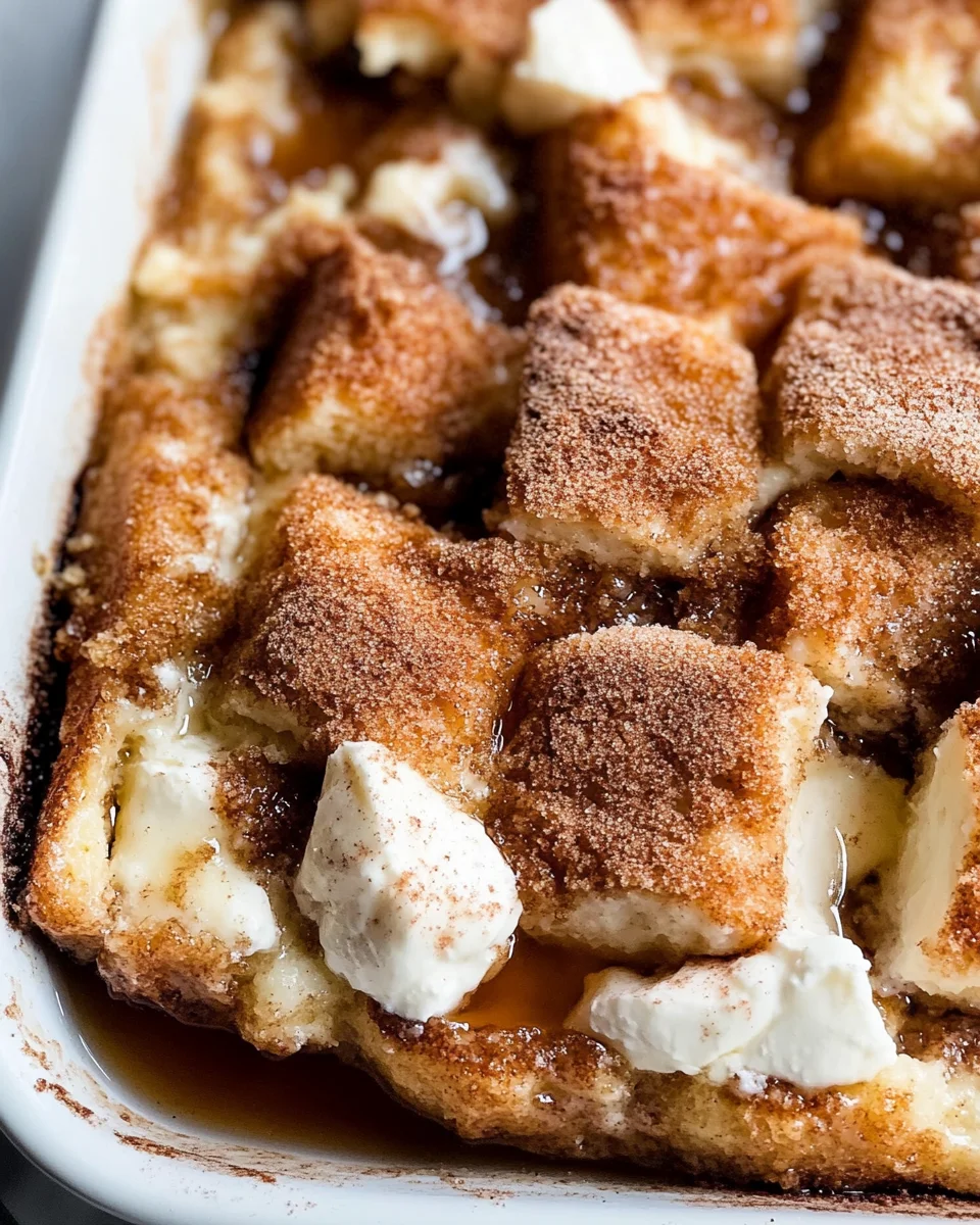Baked Cream Cheese French Toast Casserole