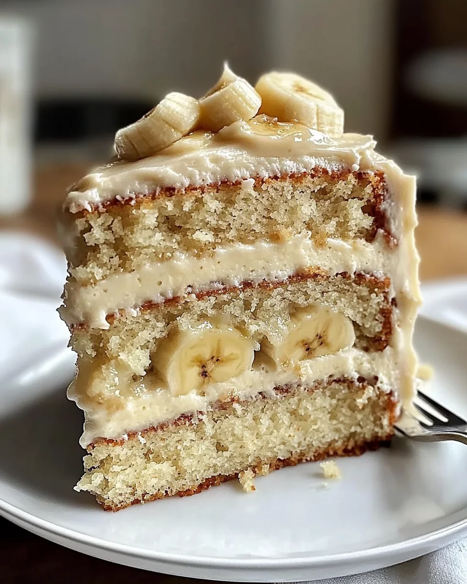 Banana Cake with Cream Cheese Frosting
