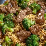 Beef and Broccoli Ramen Stir Fry