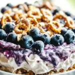 Blueberry Pretzel Salad