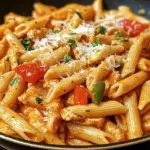 Bold Spicy Cajun Chicken Pasta Skillet