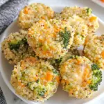Cheesy Broccoli Quinoa Bites