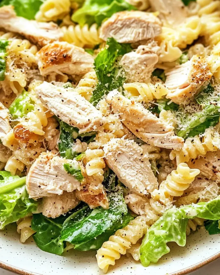 Chicken Caesar Pasta Salad