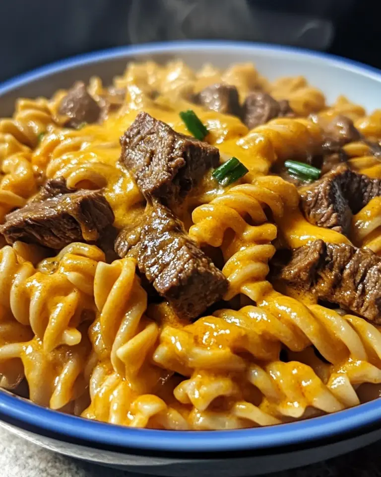 Creamy Bold Buffalo Garlic Steak Rotini