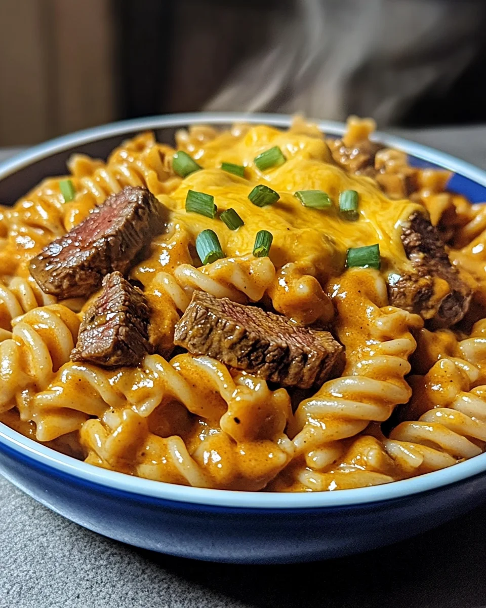 Creamy Bold Buffalo Garlic Steak Rotini 21 Creamy