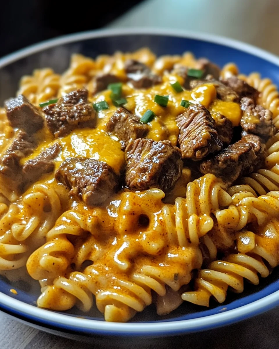Creamy Bold Buffalo Garlic Steak Rotini 22 Creamy