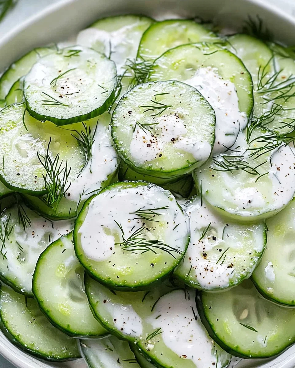 Creamy Cucumber Salad
