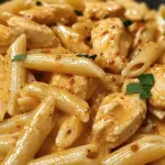 Creamy Garlic Butter Cajun Chicken Penne