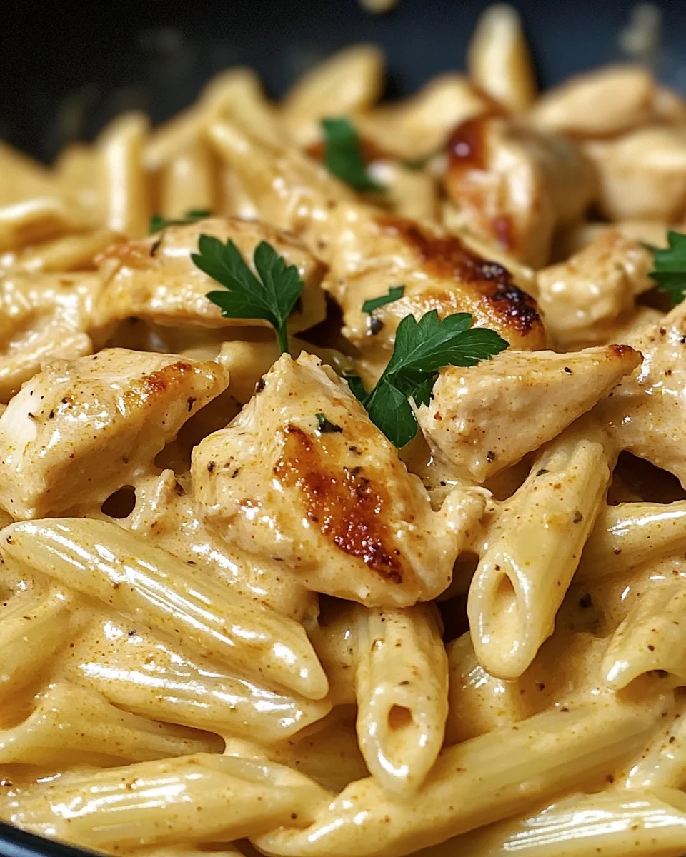 Creamy Garlic Butter Cajun Chicken Penne 22 Creamy