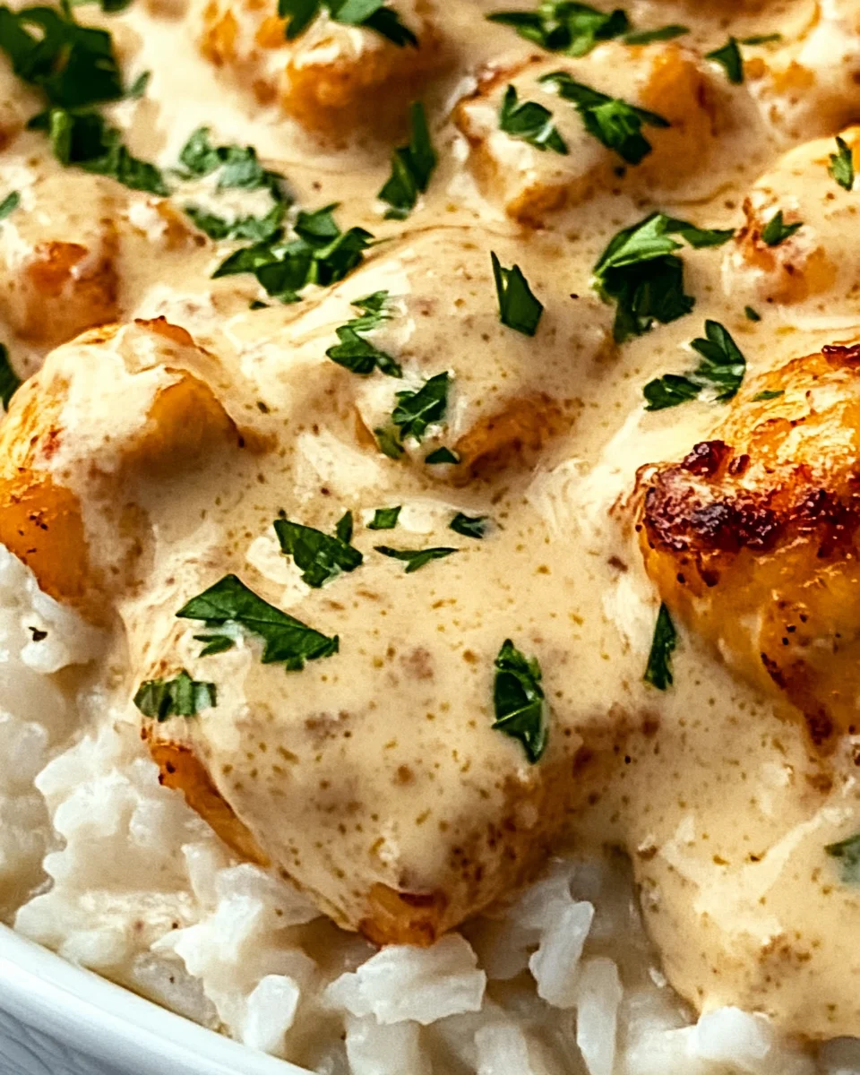 Creamy Smothered Chicken and Rice 28 Creamy
