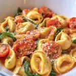 Creamy Tortellini with Tomatoes
