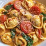 Creamy Tortellini with Tomatoes
