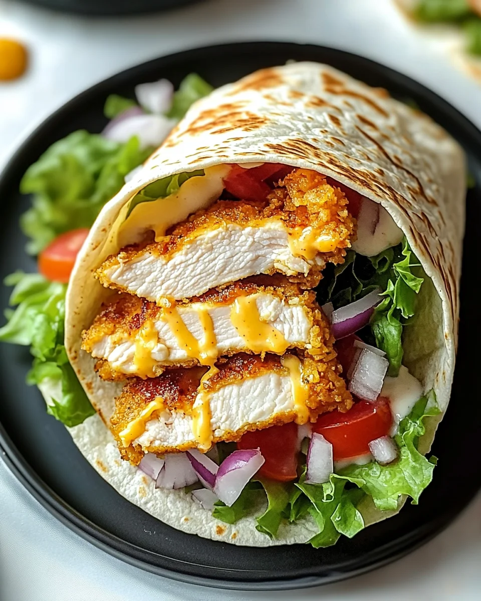 Crispy Chicken Ranch Wrap