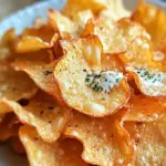 Crispy Cottage Cheese Chips