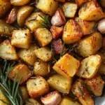 Crispy Roast Potatoes with Rosemary and Garlic - Whole30