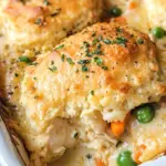 Easy Chicken Cobbler Dinner Casserole