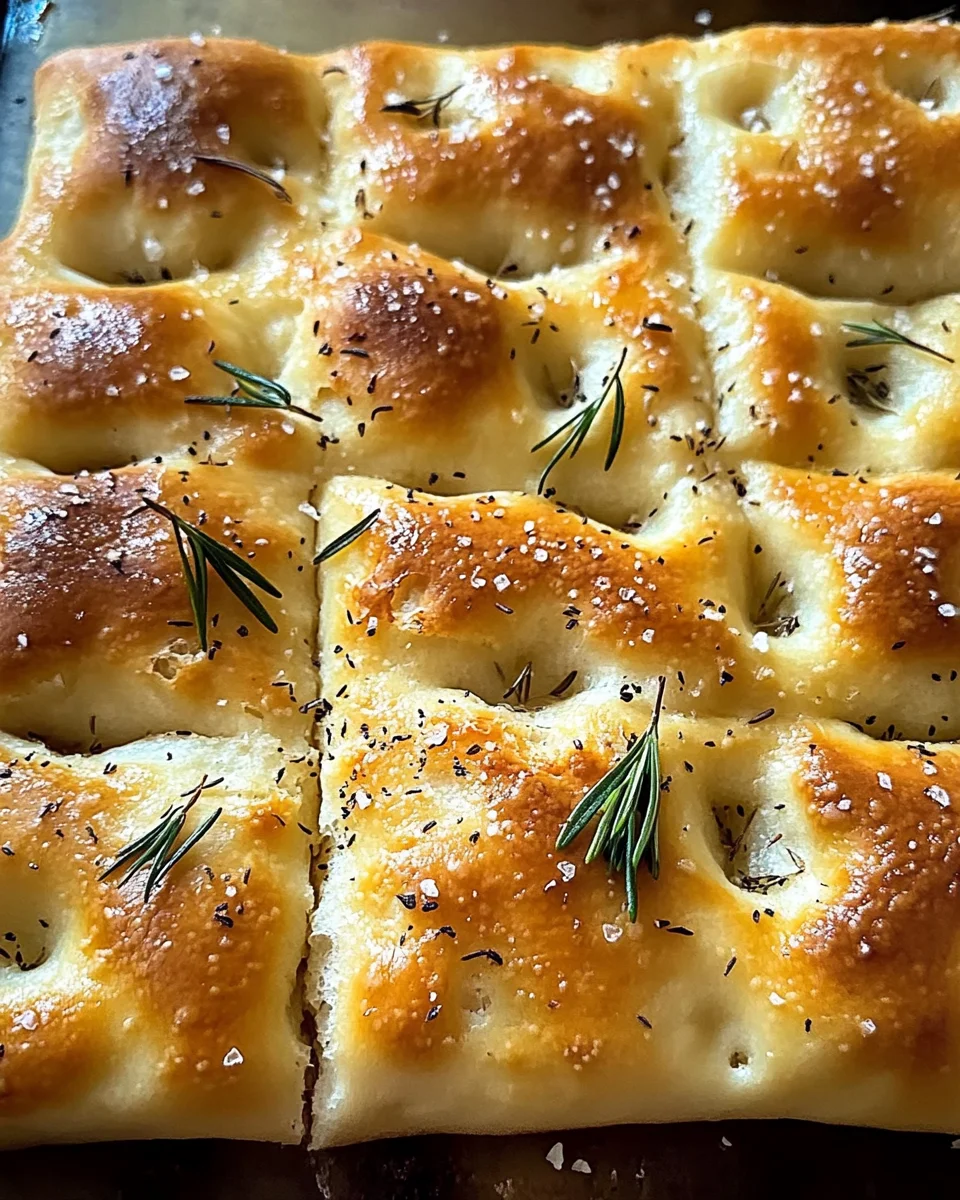 Easy Focaccia Bread Recipe