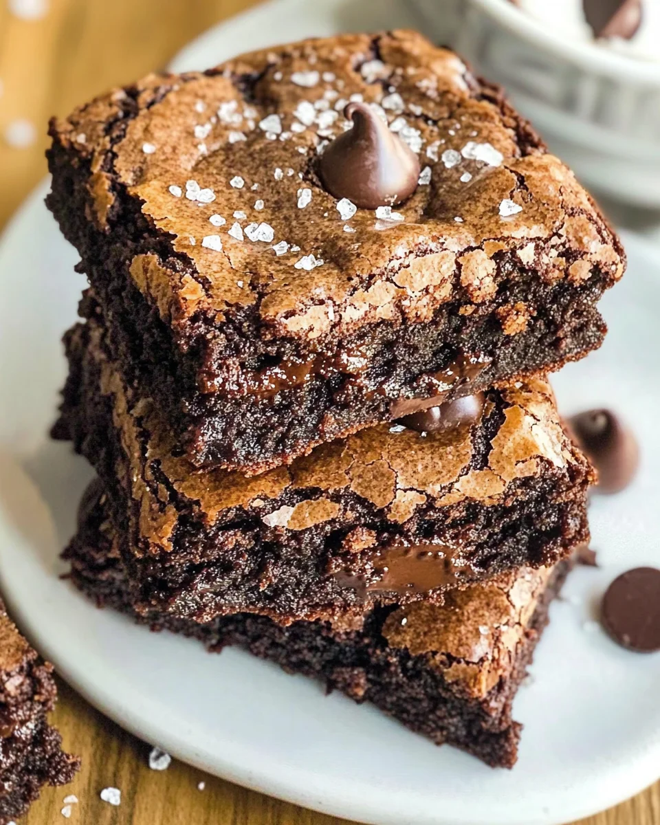 Fudgy Chewy Browkies (Brookies)