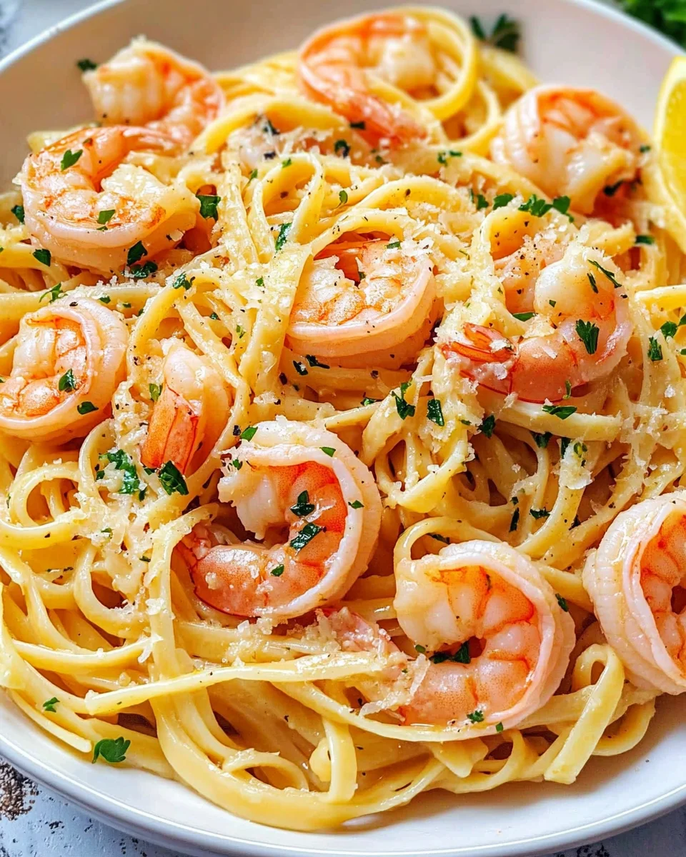 Garlic Butter Shrimp Pasta