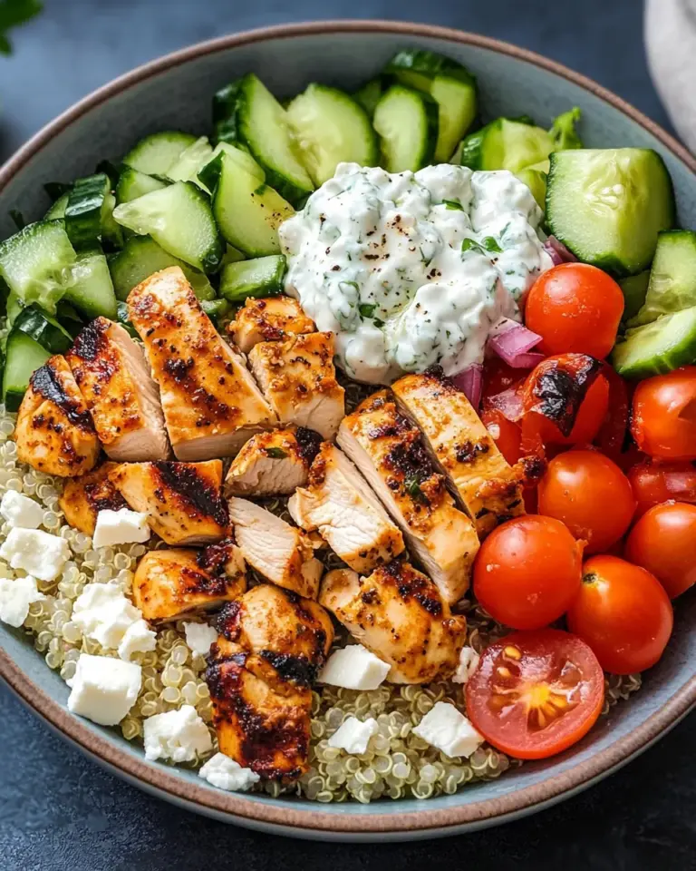 Greek Chicken Bowls
