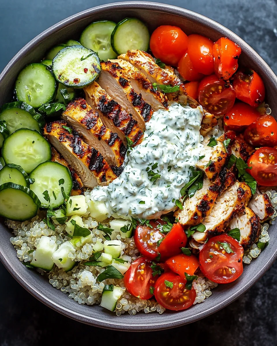 Greek Chicken Bowls 23 Greek Chicken Bowls