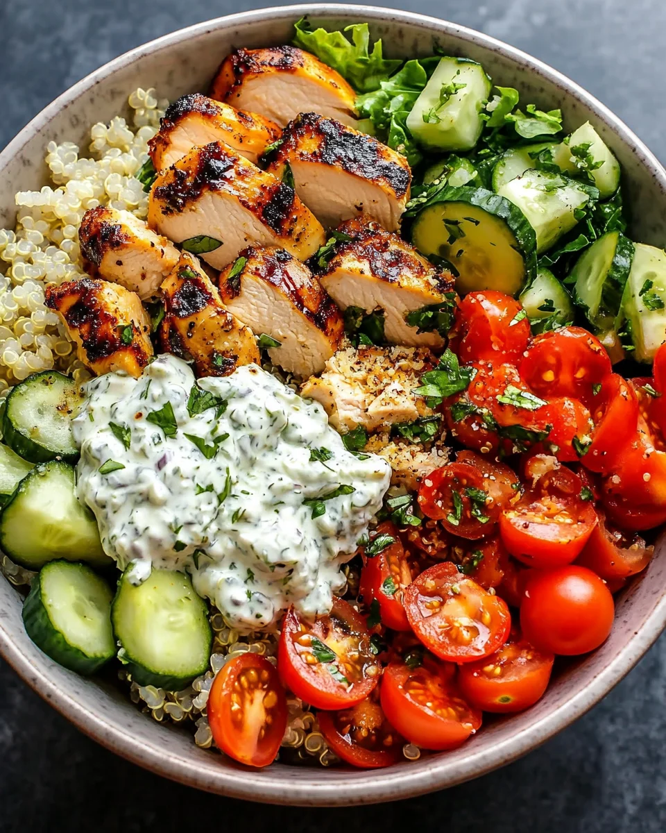 Greek Chicken Bowls 24 Greek