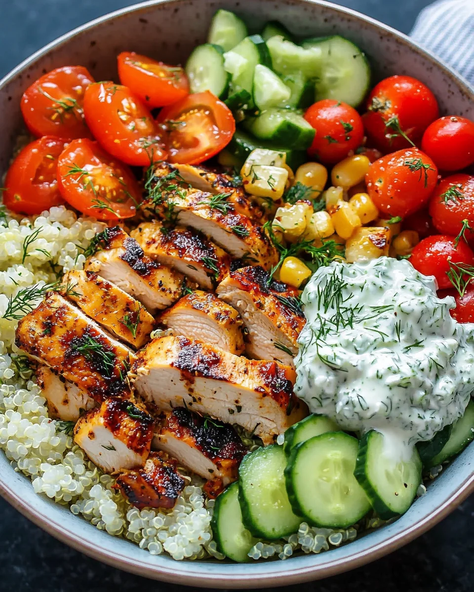 Greek Chicken Bowls 23 Greek