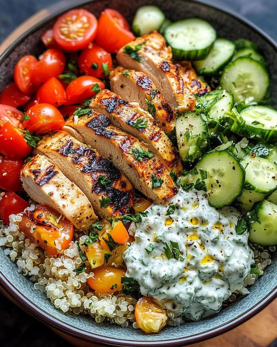 Greek Chicken Bowls 25 Greek