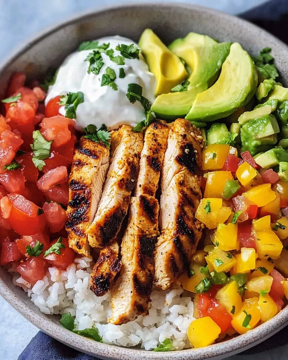 Grilled Chicken Burrito Bowls 17 Grilled Chicken Burrito Bowls