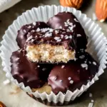 Homemade Almond Joys with Dark Chocolate