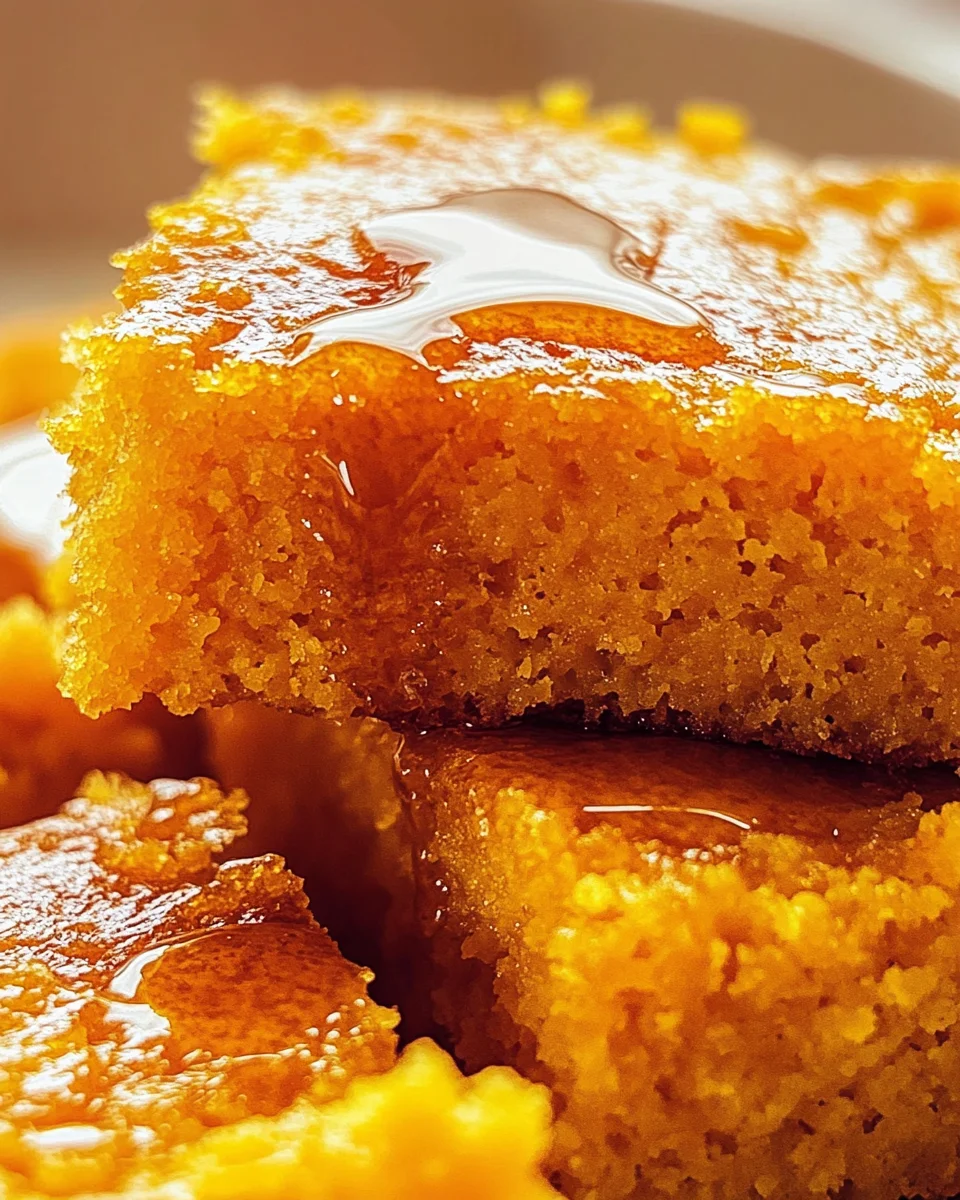 Honey Butter Sweet Potato Cornbread