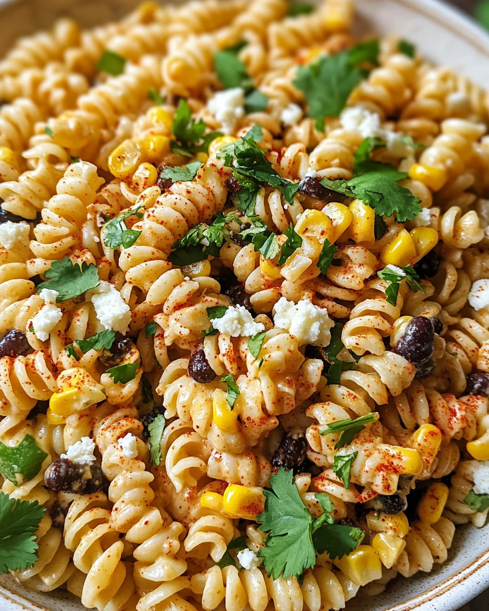 Mexican Street Corn Pasta Salad