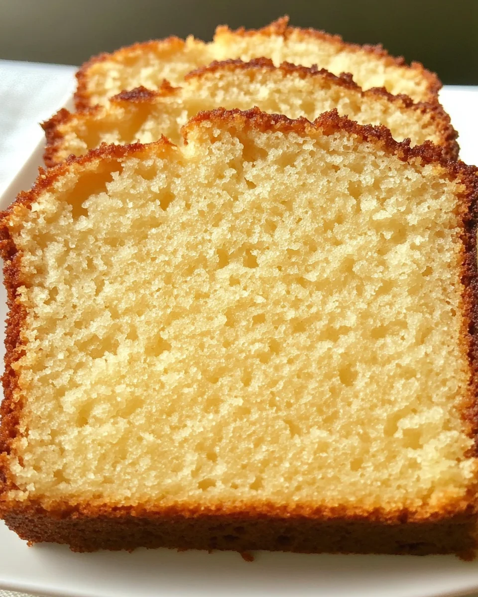 Moist Vanilla Pound