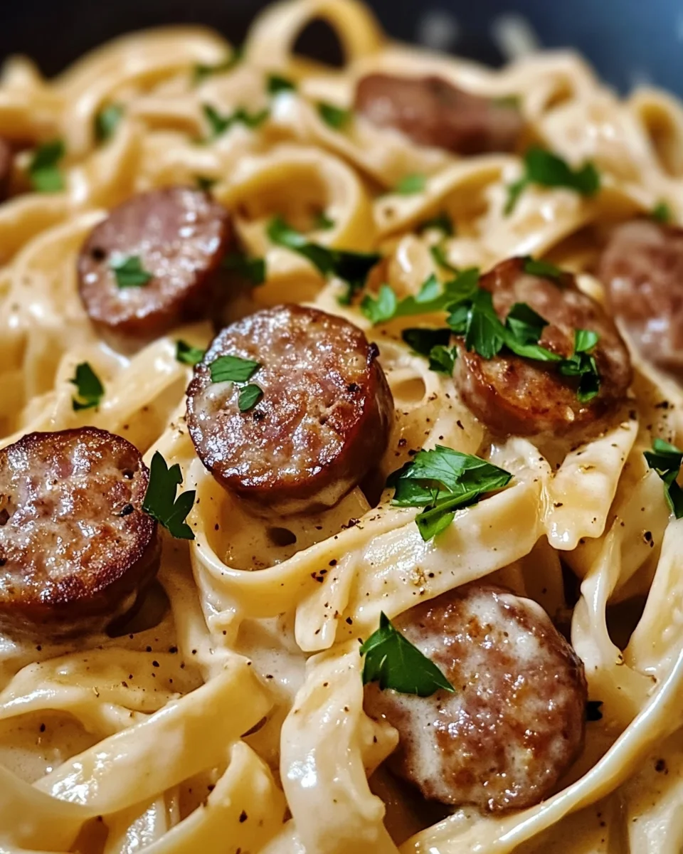 One-Pot Spicy Cajun Sausage Alfredo